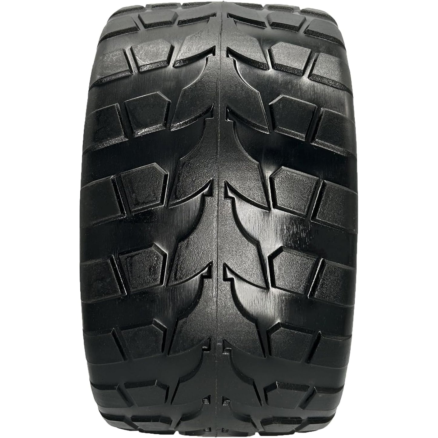 12x6.00-6 Flat Free Tire, 5/8 & 3/4 Bearing and 3" Center Hub Replacement for Bad Boy Mower