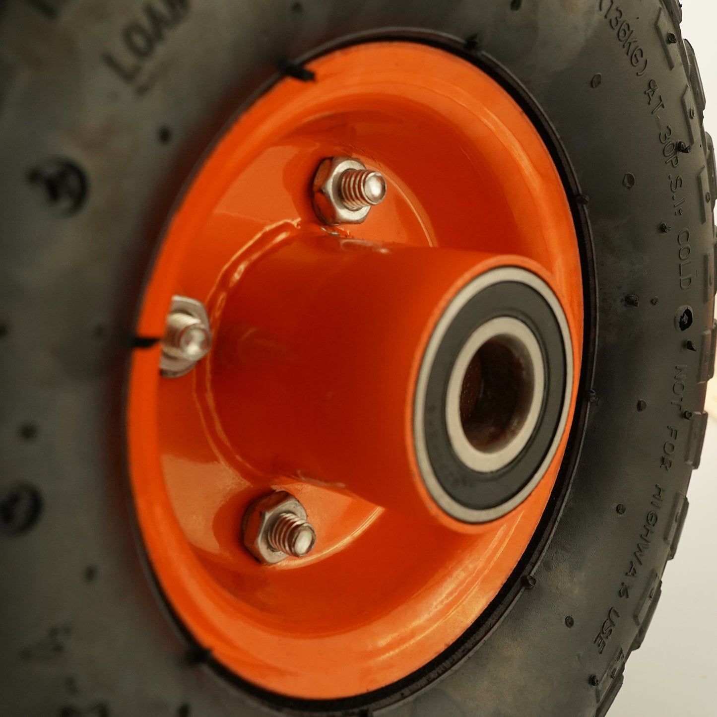 Mower Sulky Wheels 10 inch, 5/8 & 3/4 Axle, 2.25"-5.00" Hub, Compatible with X2 Sulky, 600 lbs
