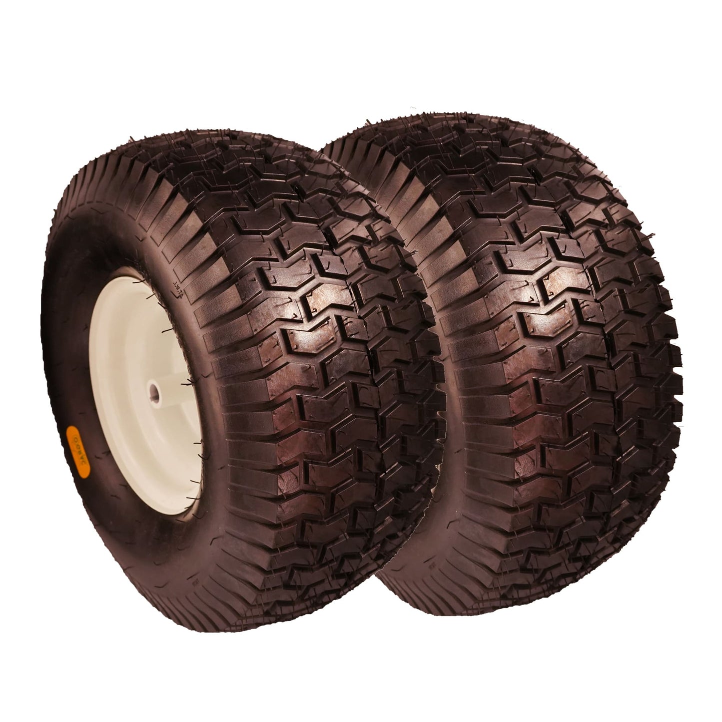 20x8 00 8 nhs Tires with Rim, Tubeless Tire and Wheel with 3/4 Bushing, 3.5”Offset Hub and 3 1/16” Keyway