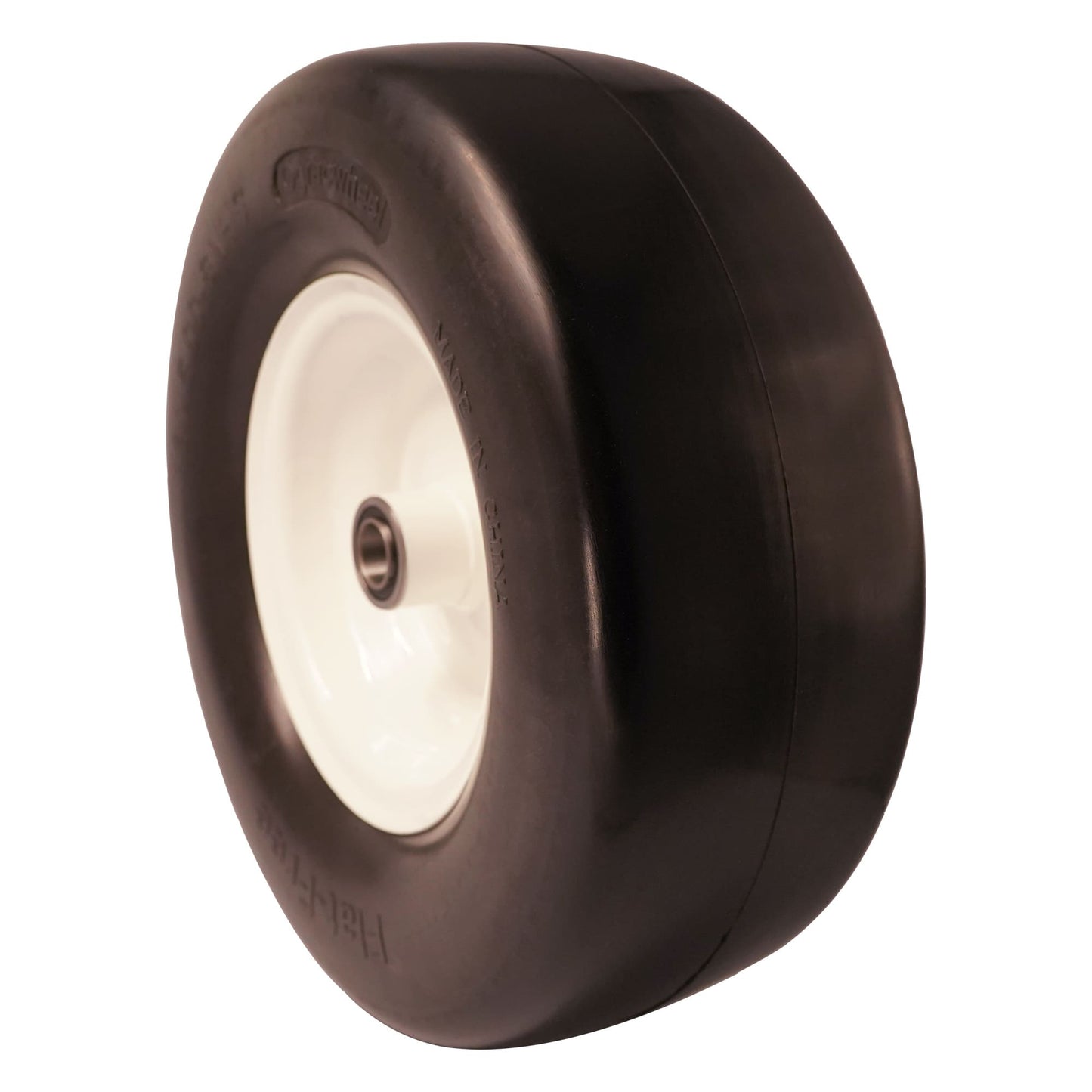 11x4.00-5 Tire Flat Free, 3/4” 1/2” & 5/8” Bearings, 3.5” - 5” Center Hub 11x4.00-5 Tire with Rim