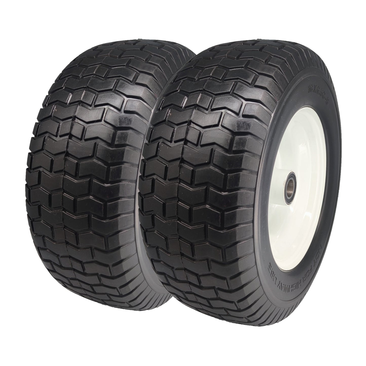 16x6.50-8 Tire and Wheel, 3/4 Bore, 3" Hub(Set of 2)