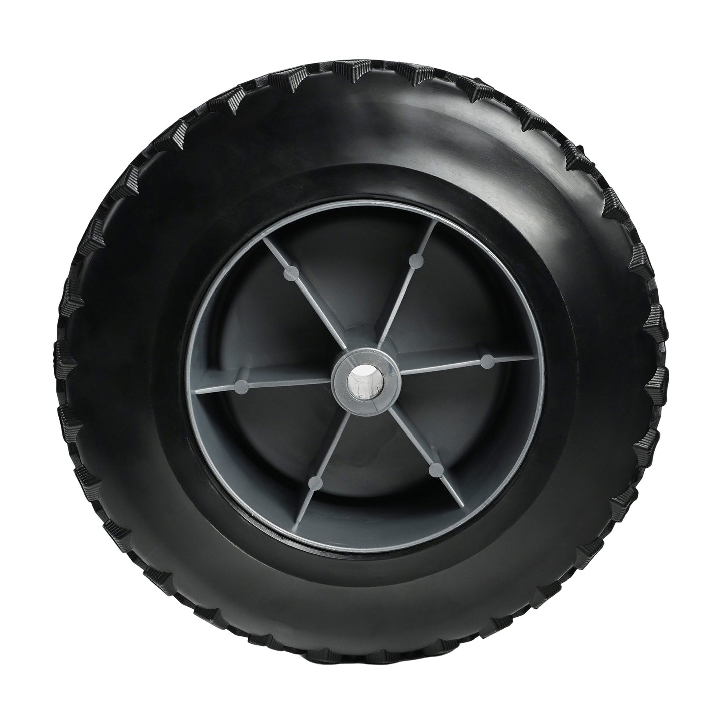 0G8651 Wheel for Generac Generator, 9.5” Portable Generator Mobile System Replacement Plastic Wheel and Tire, 1/2 Offset Hub