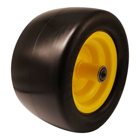11x6 00 5 nhs, 3/4 & 5/8 Bearings, 5.9"-8.46"Center Hub 11x6.00-5 Tire Flat Free(Set of 2)