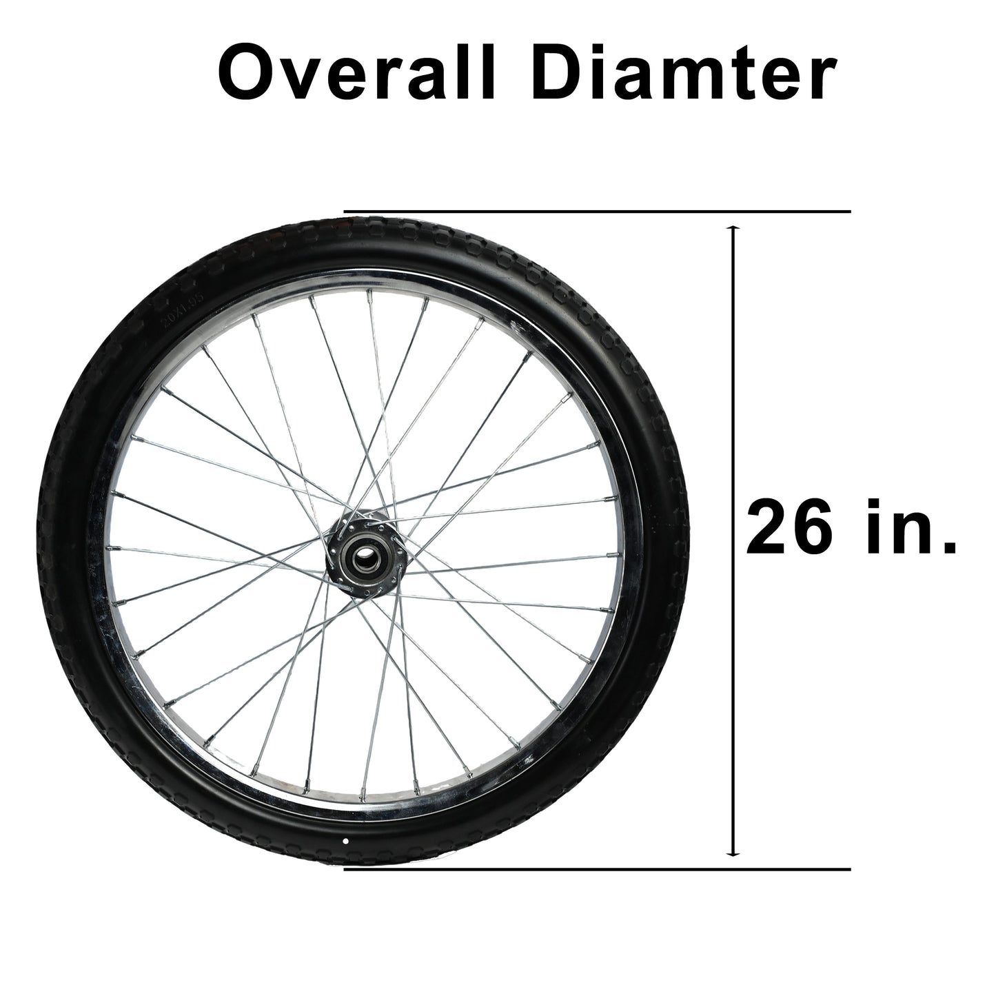 flat free tire 26x1.75