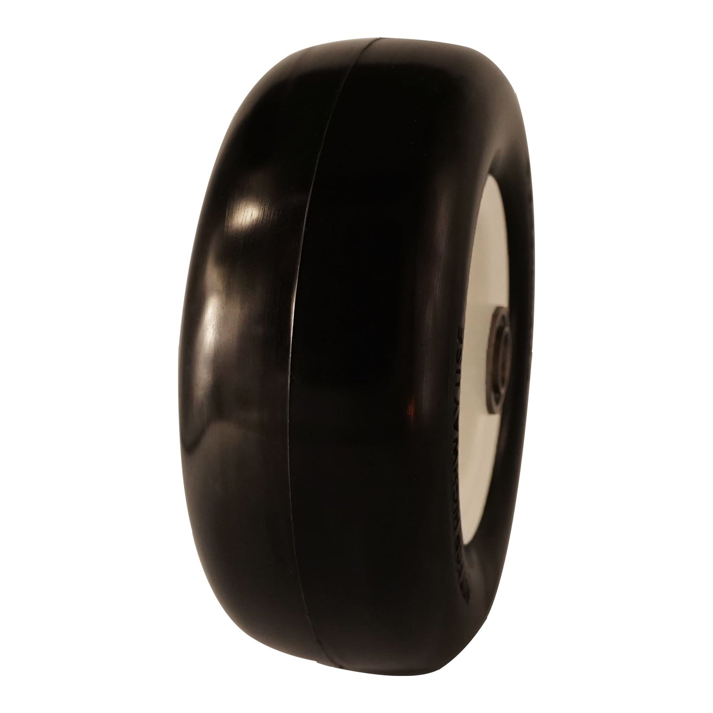 8x3 00 4 Tire, 8 inch Walk-Behind Wheel with 3/4 & 5/8 Bearings, 3.25-4.75” Center Hub (Set of 2)