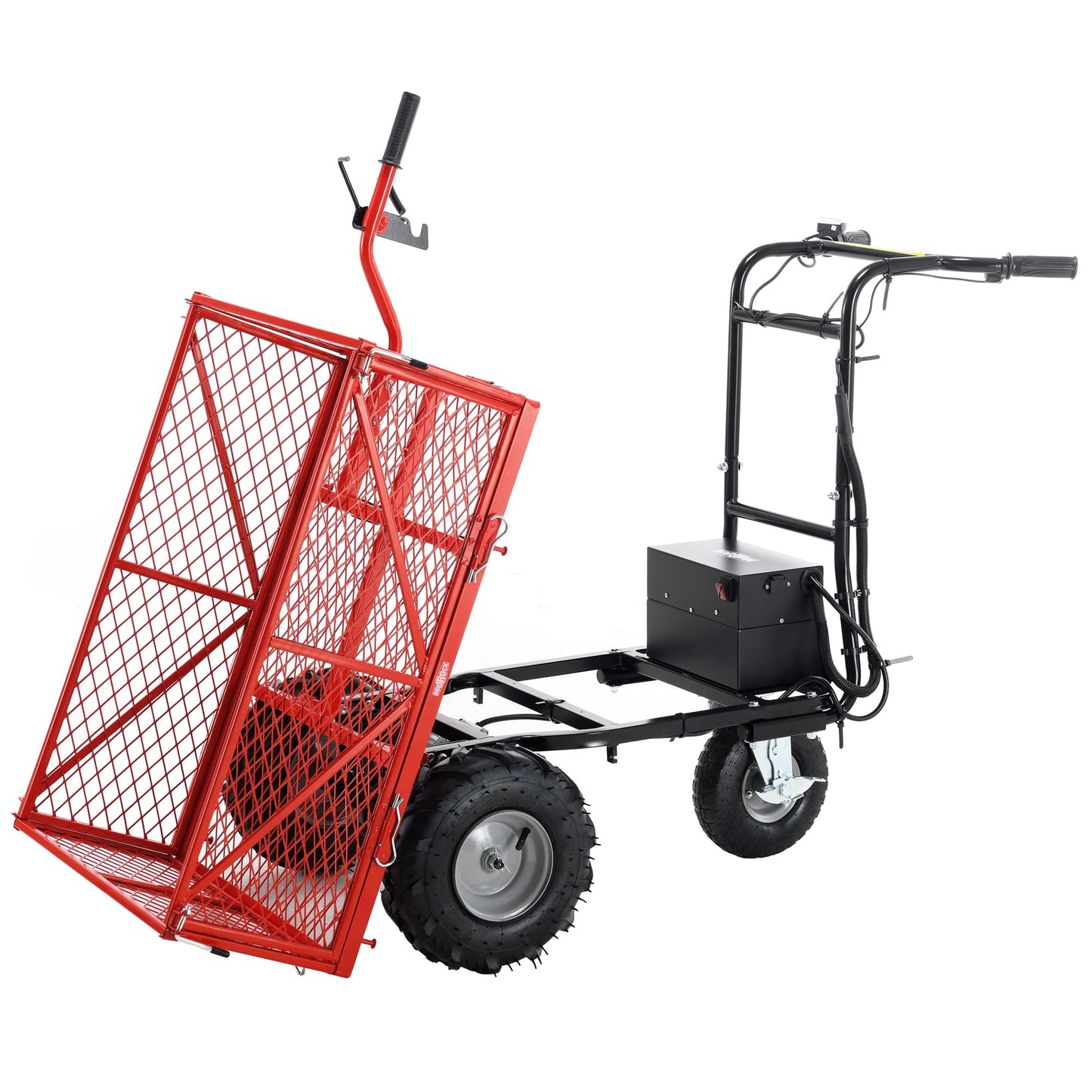 Electric Wheelbarrow, 48V28Ah 500W Capacity 500lbs