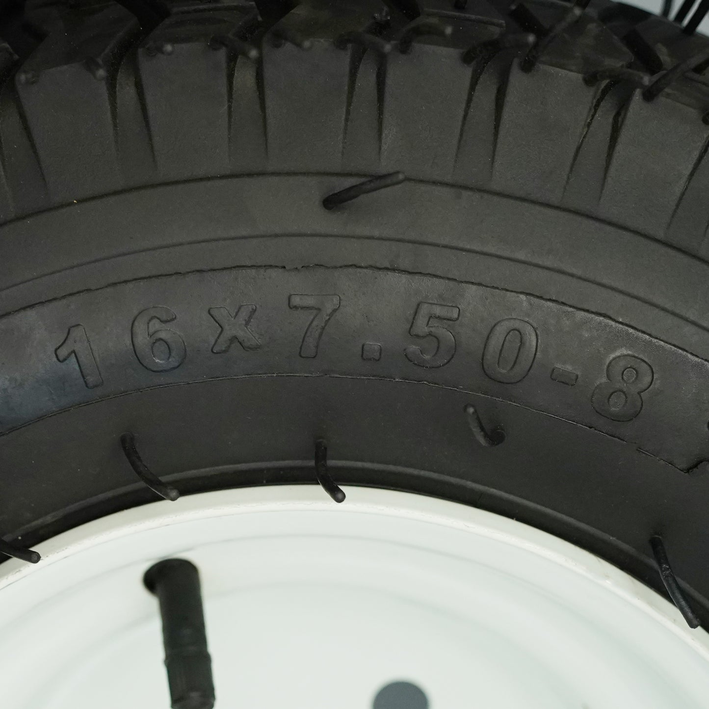 16x7.50-8 Tire and Wheel with 3/4 & 1 inch Bearings, 3” Center Hub, 440lbs, 4PR(Set of 2)