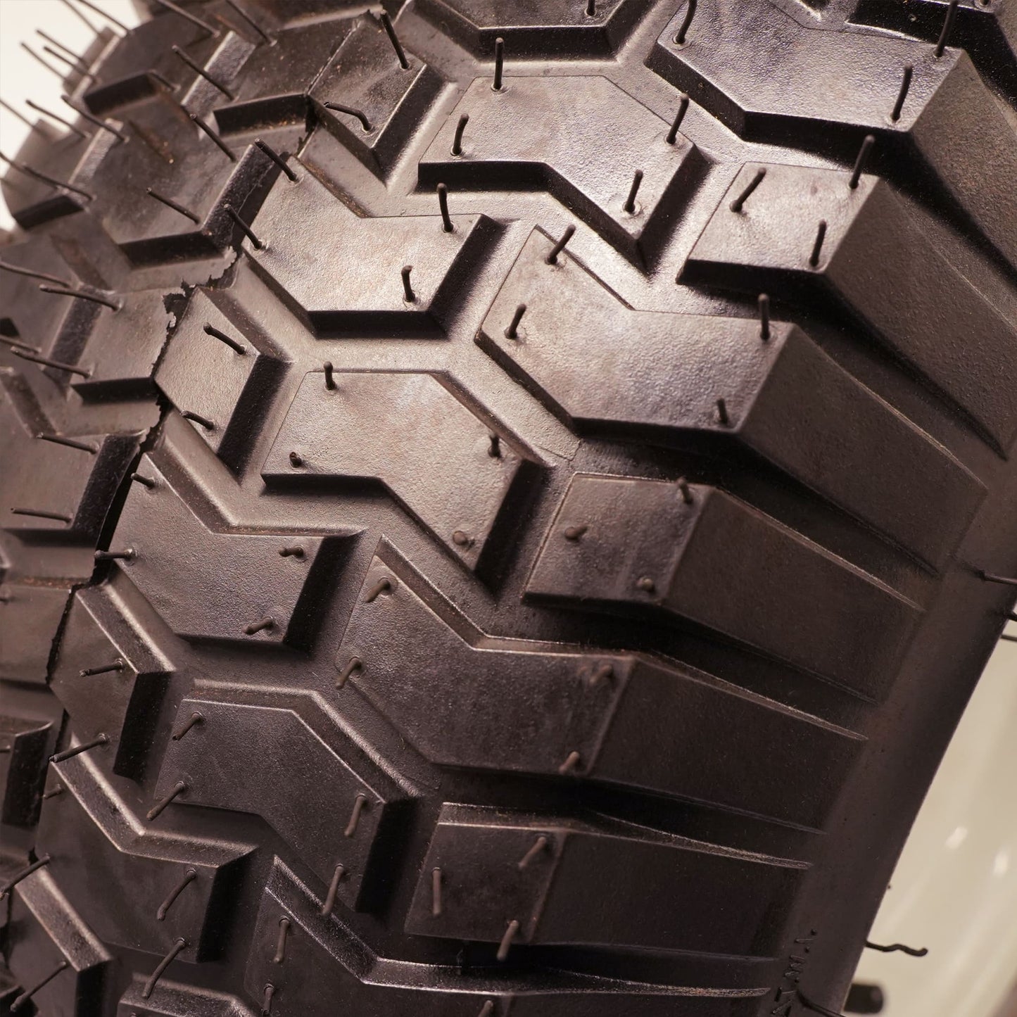 20x8 00 8 nhs Tires with Rim, Tubeless Tire and Wheel with 3/4 Bushing, 3.5”Offset Hub and 3 1/16” Keyway