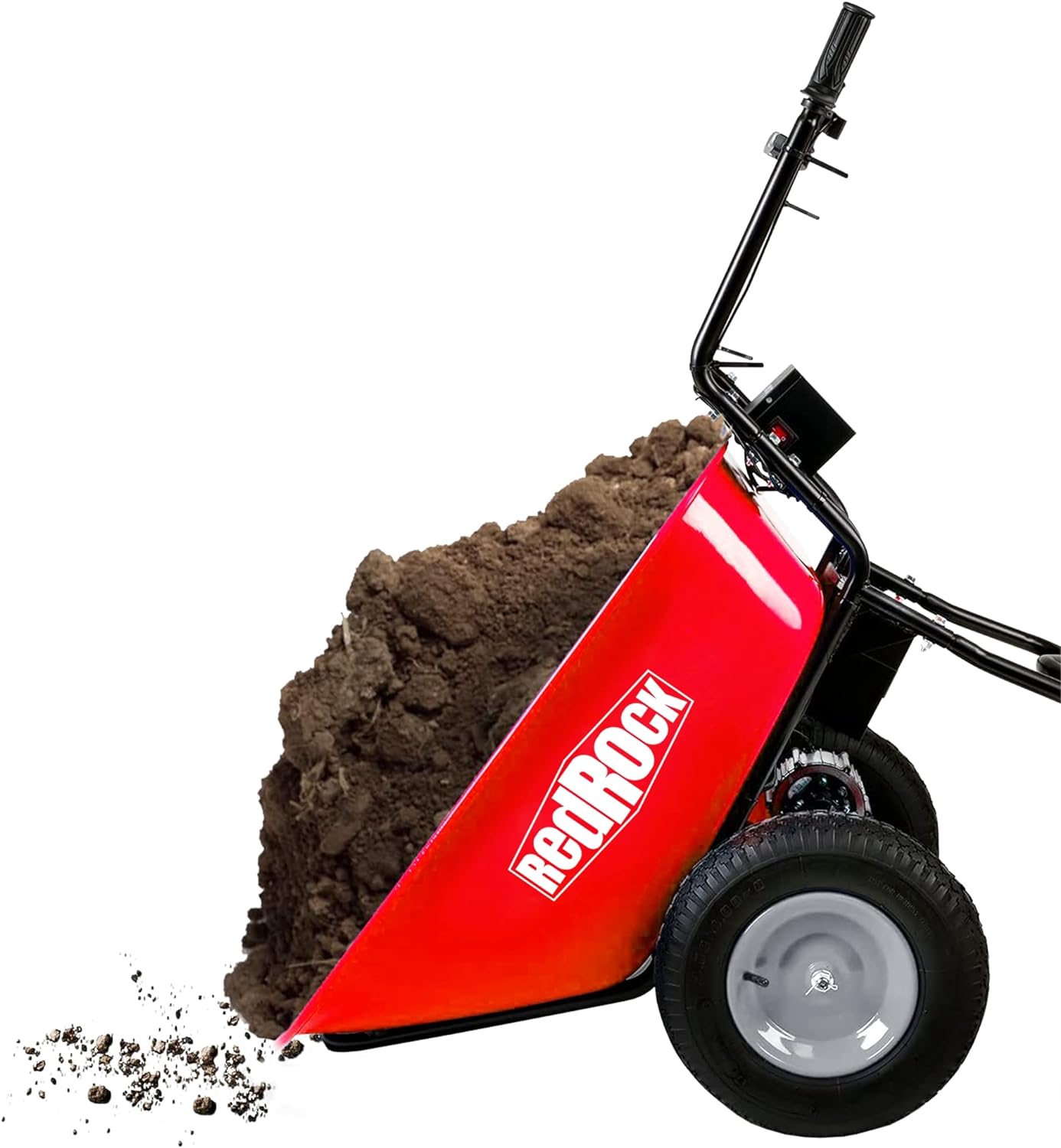 Electric Wheelbarrow, 24V DC 180W AGM Battery 330lbs (150kgs)