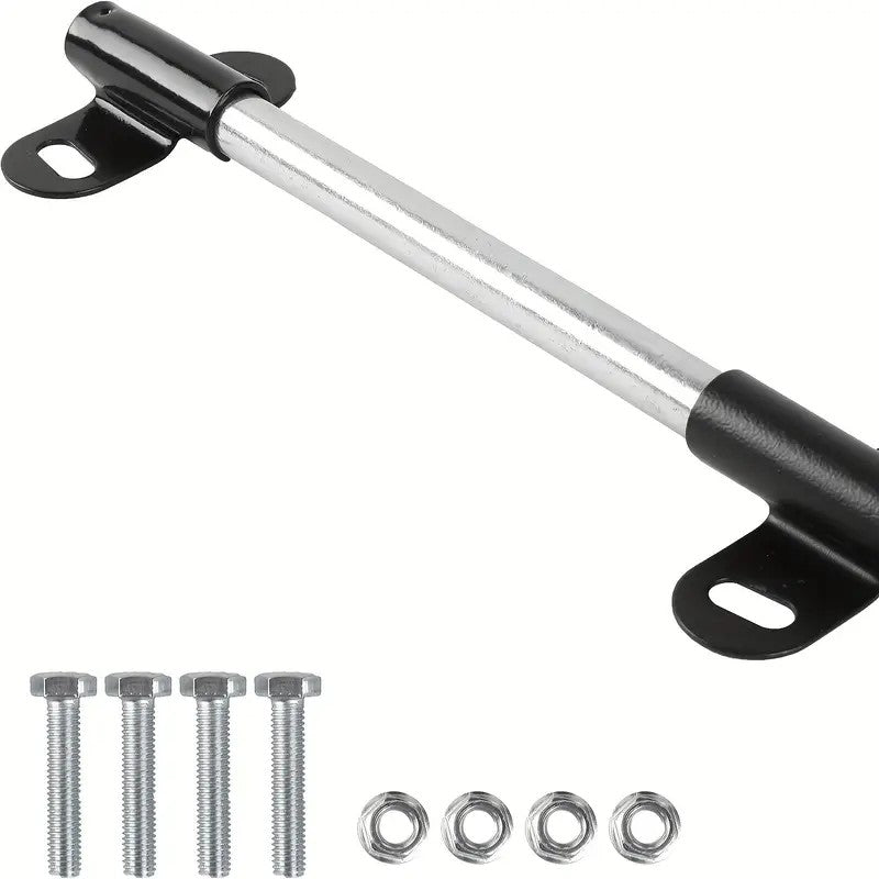 3/4 Axle Kit, 10" x .75" Wheelbarrow Axle and 2.1” x 3.3” Brackets