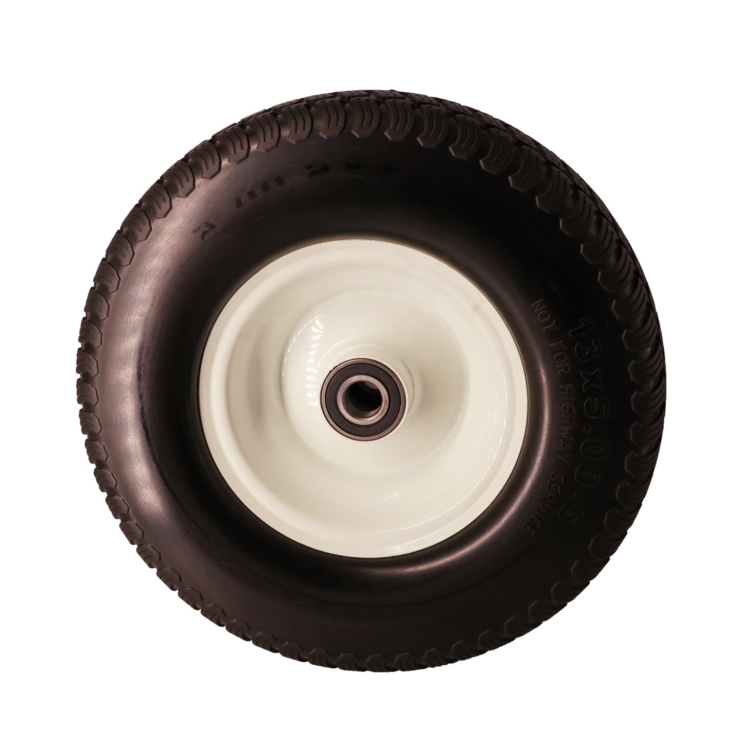13x5.00-6 Tire, 3/4 & 5/8 Bearings, 3" Center Hub Turf Tread