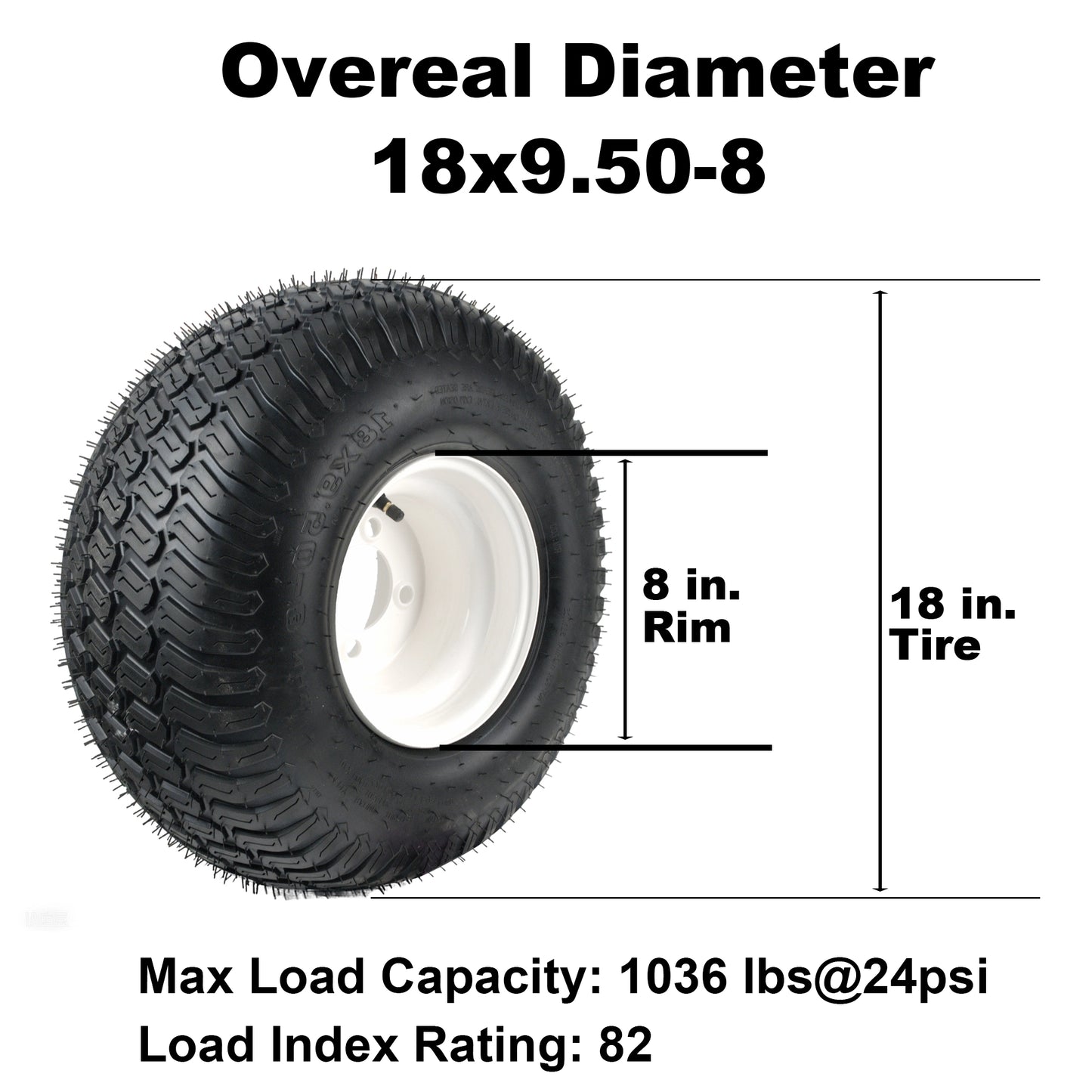 lawn tractor tires 18x9 50 8