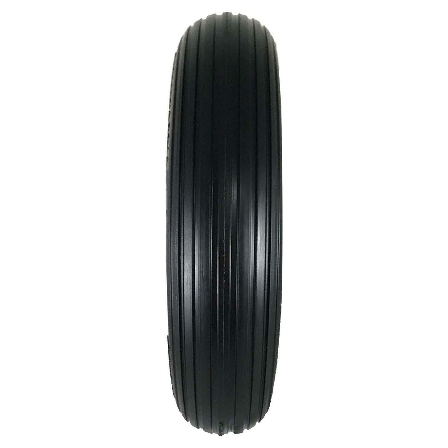 Flat Free 1 inch Axle Wheelbarrow Tire 4.80-8 Flat Free, 3" Hub - RelaxHome