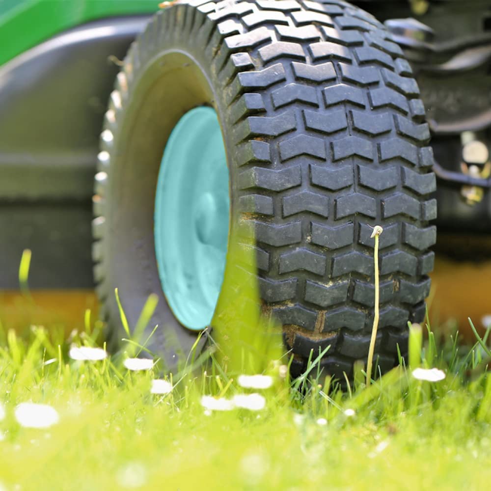 Flat Free Lawn Mower Tire 13x5.00-6, 3/4 & 5/8 Bearings, 3" Hub - RelaxHome
