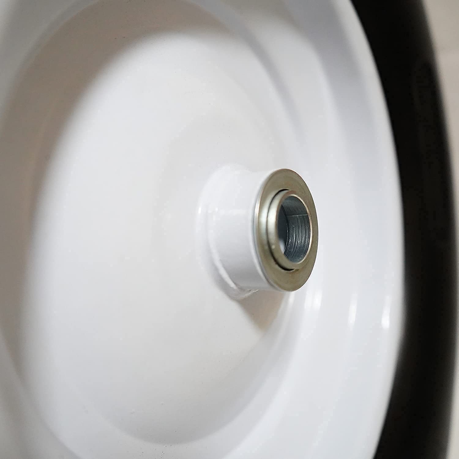 Flat Free Wheelbarrow Tire 4.80-8, 3/4 & 5/8 Bearings, 3" Hub - RelaxHome