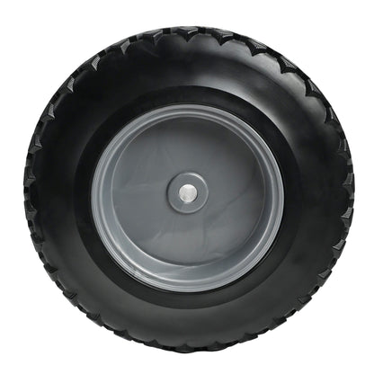 0G8651 Wheel for Generac Generator, 9.5” Portable Generator Mobile System Replacement Plastic Wheel and Tire, 1/2 Offset Hub