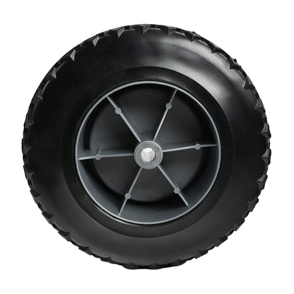 0G8651 Wheel for Generac Generator, 9.5” Portable Generator Mobile System Replacement Plastic Wheel and Tire, 1/2 Offset Hub