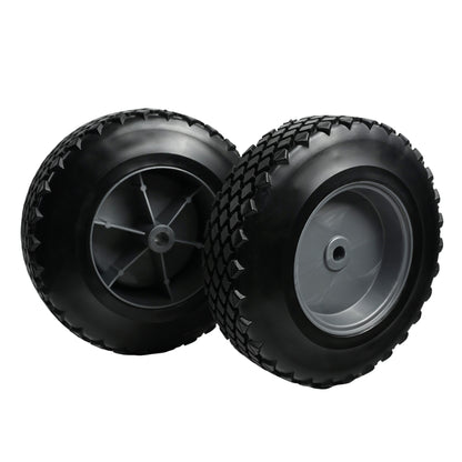 0G8651 Wheel for Generac Generator, 9.5” Portable Generator Mobile System Replacement Plastic Wheel and Tire, 1/2 Offset Hub