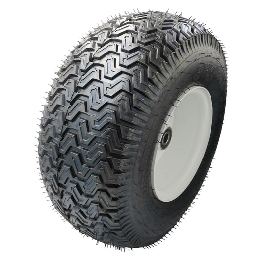 18x8.50-8 Lawn Mower Tire and Wheel with 3/4 & 1” Bearings, 3” Center Hub 18X850-8 Tire on Rim for Lawnmower Golf Cart Garden Tractor, 18 inch Tubeless Wheel Assembly Combo, 4PR