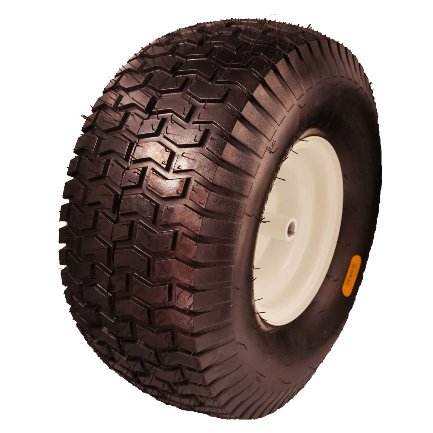 20x8.00-8 Lawn Mower Tire and Wheel Tubeless with 3/4 Bushing, 3.5”Offset Hub and 3 1/16” Keyway