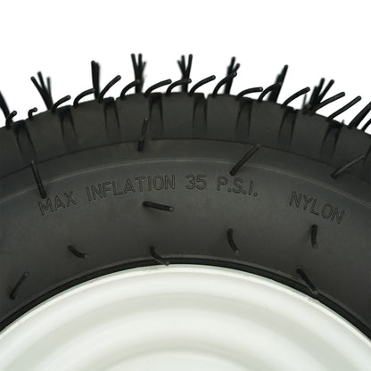 16x7.50-8 Tire and Wheel with 3/4 & 1 inch Bearings, 3” Center Hub, 440lbs, 4PR(Set of 2)