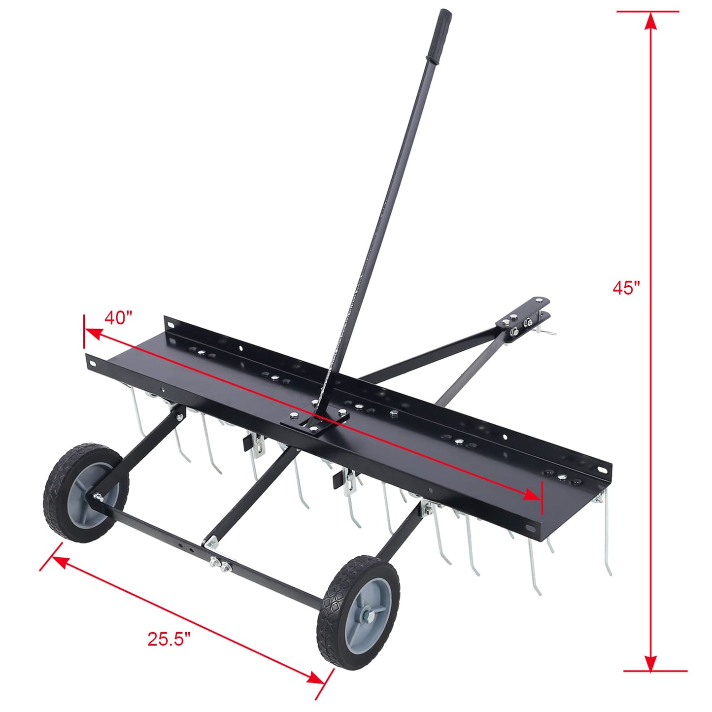 40inch Tine Tow Dethatcher for Lawn Tractor