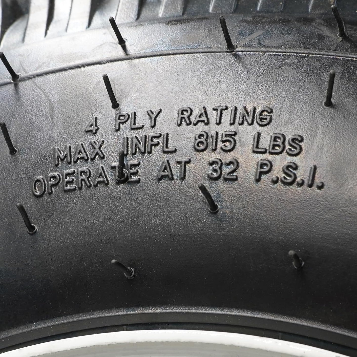 18x8.50-8 Lawn Mower Tire and Wheel with 3/4 & 1” Bearings, 3” Center Hub 18X850-8 Tire on Rim for Lawnmower Golf Cart Garden Tractor, 18 inch Tubeless Wheel Assembly Combo, 4PR