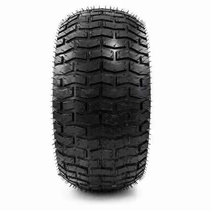 20x10.00-8 Lawn Mower Tire and Wheel, 3/4" Borehole, 3.5" Offset Hub, 3/16" Keyway, 4 Ply, Set of 2