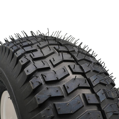 15x6.00-6 with Universal 3/4" Bushing Kits, 15x6 Replacement for Lawn and Garden Tire Assembly on 6x4.5 Wheel