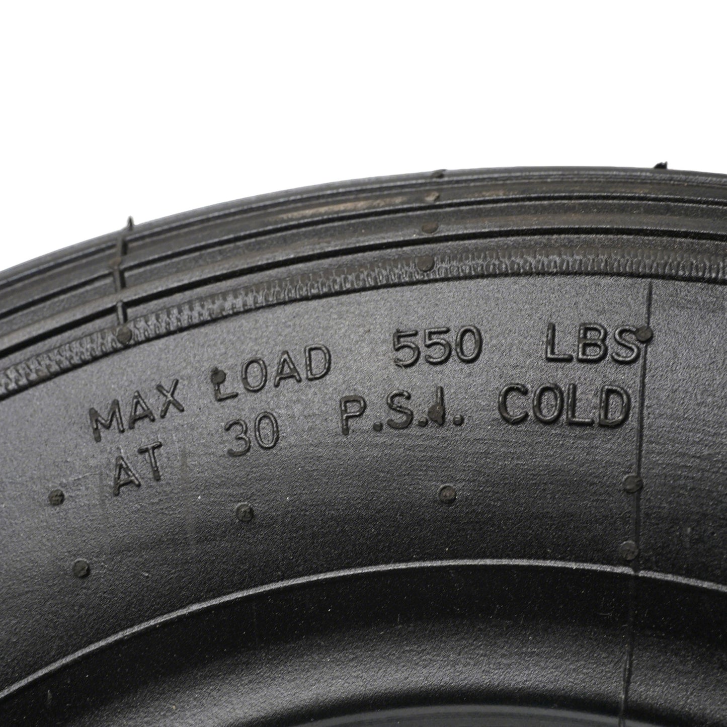 4.80/4.00-8 Tire and Tube, TR-13 Valve Stem, 550 lbs Capacity 4.80-8 Tire Fits 15.5" for Wheelbarrows/Hand Trucks/Lawn Mowers/Dollies/rolley/Garden Carts, 2PR