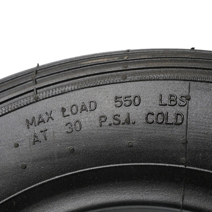 4.80/4.00-8 Tire and Tube, TR-13 Valve Stem, 550 lbs Capacity 4.80-8 Tire Fits 15.5" for Wheelbarrows/Hand Trucks/Lawn Mowers/Dollies/rolley/Garden Carts, 2PR