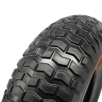 12x5.00-6 Flat Free Tire and Wheel, Solid 5/8 & 3/4" Bore 500-6 Tire on Rim for Wheelbarrow/Dolly/Garden Cart, Compatible with 13x5.00-6