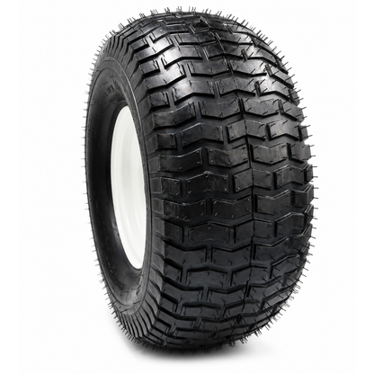 20x10.00-8 Lawn Mower Tire and Wheel, 3/4" Borehole, 3.5" Offset Hub, 3/16" Keyway, 4 Ply, Set of 2