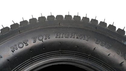 13x5.00-6 Tire and Tube, 4PR TR-13 Valve Stem 13x5-6 for Riding Lawn Mowers and Utility Carts, with Turf Tread & Puncture-Resistant Inner Tube, 350 lbs Load Capacity