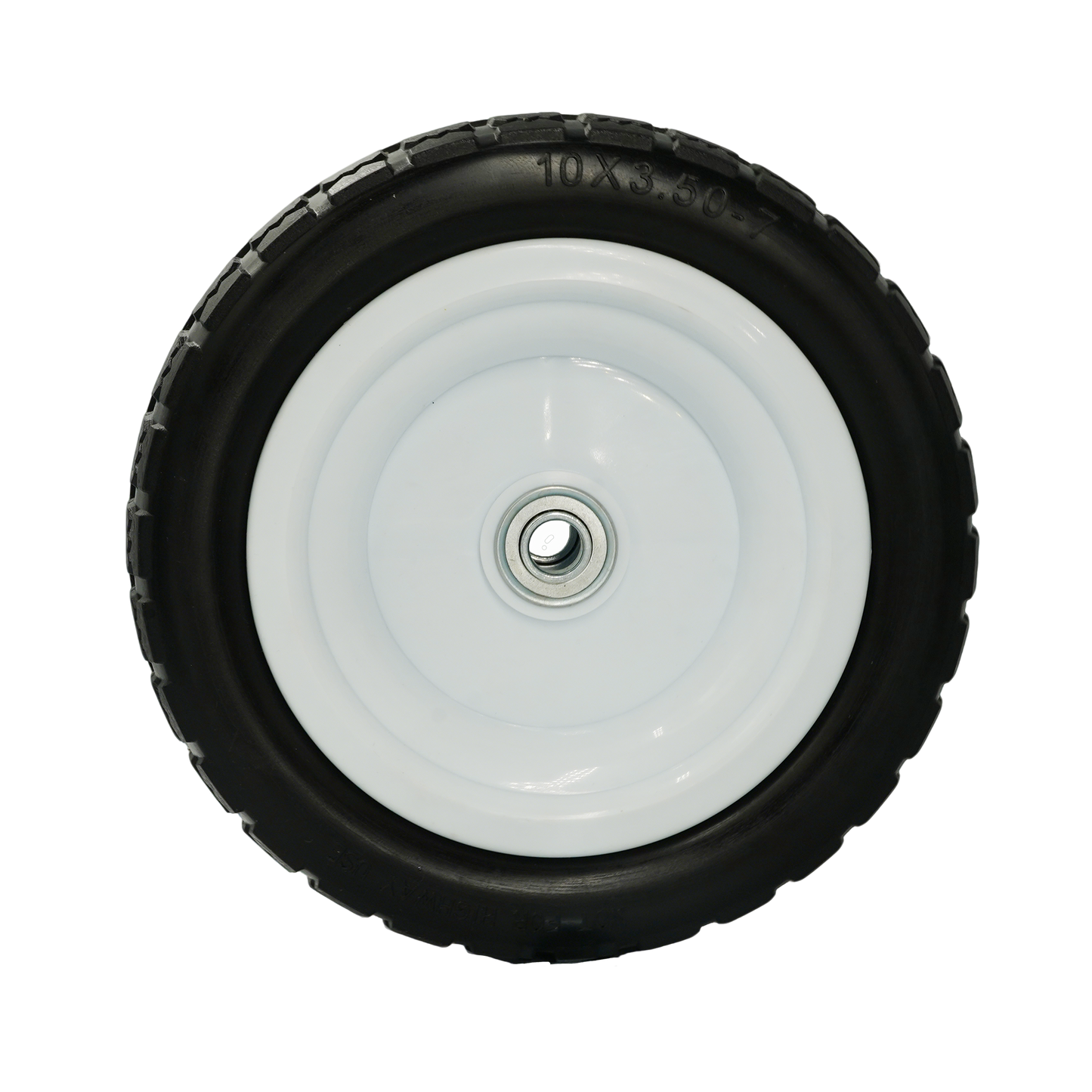 10 in. 4.10/3.50-7 Worry-Free Tire with Polyurethane Hub