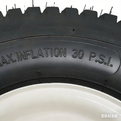 15x6.00-6 with Universal 3/4" Bushing Kits, 15x6 Replacement for Lawn and Garden Tire Assembly on 6x4.5 Wheel