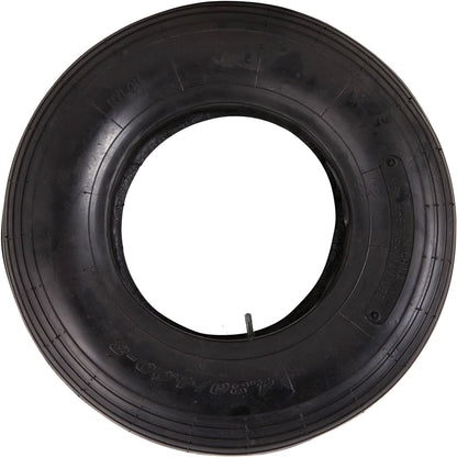 4.80/4.00-8 Tire and Tube, TR-13 Valve Stem, 550 lbs Capacity 4.80-8 Tire Fits 15.5" for Wheelbarrows/Hand Trucks/Lawn Mowers/Dollies/rolley/Garden Carts, 2PR