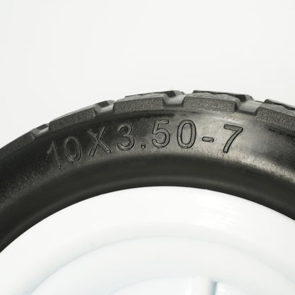 10 in. 4.10/3.50-7 Worry-Free Tire with Polyurethane Hub