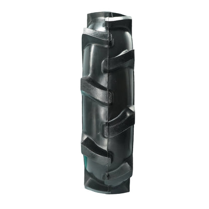 4.80/4.00-8 Tiller Tire with 3/4 Bore and Keyway, 3 1/8” Center Hub Flat Free Tire and Wheel with Lug Tread for Rototiller