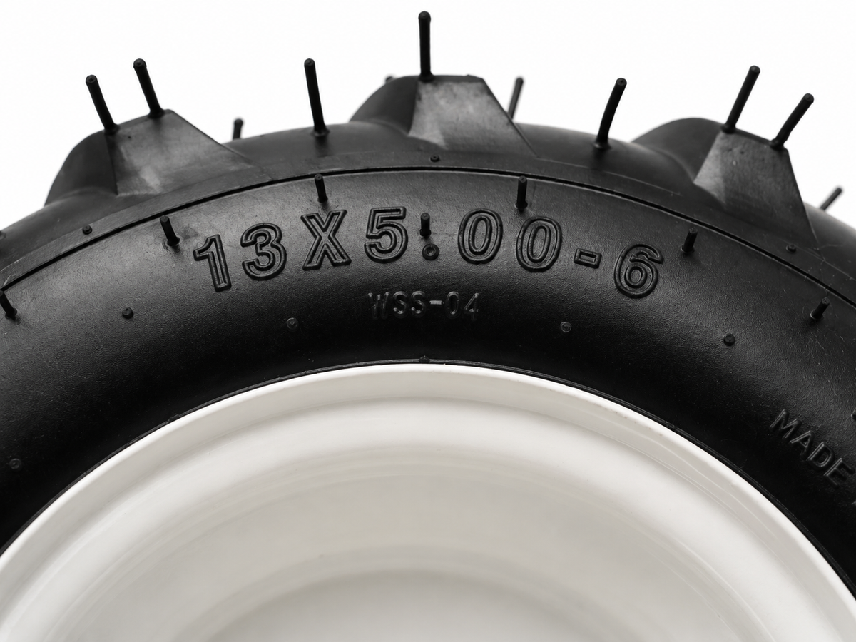 13x5.00-6 Tiller Tire & Wheel 3/4" Axle, 2PK for Craftsman Troy-Bilt