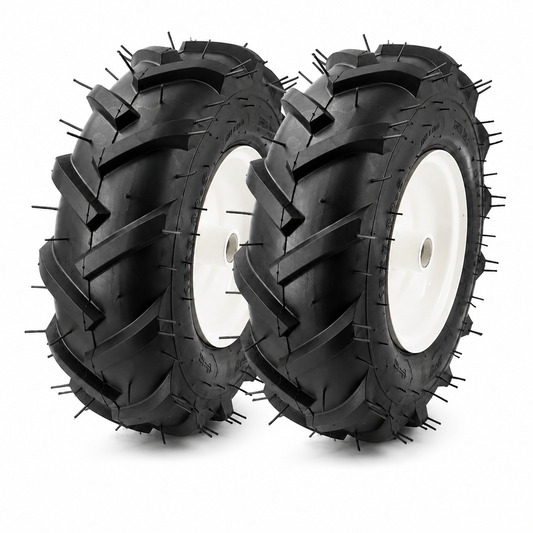 13x5.00-6 Tiller Tire & Wheel 3/4" Axle, 2PK for Craftsman Troy-Bilt