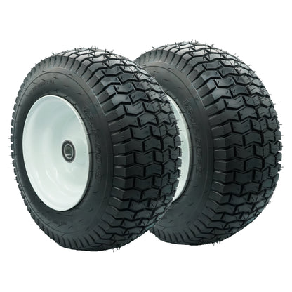 16x6.50-8 Tubesless Tire and Rim 1 inch bore, 3" Hub(Set of 2)